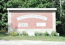 Maine State Prison sign